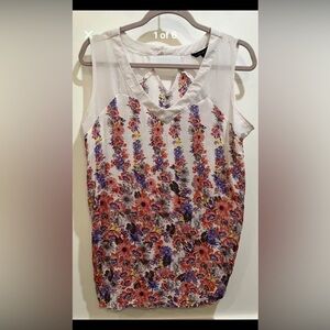 Women’s large - Maison Coupé Floral Sleeveless Top - Multicolor